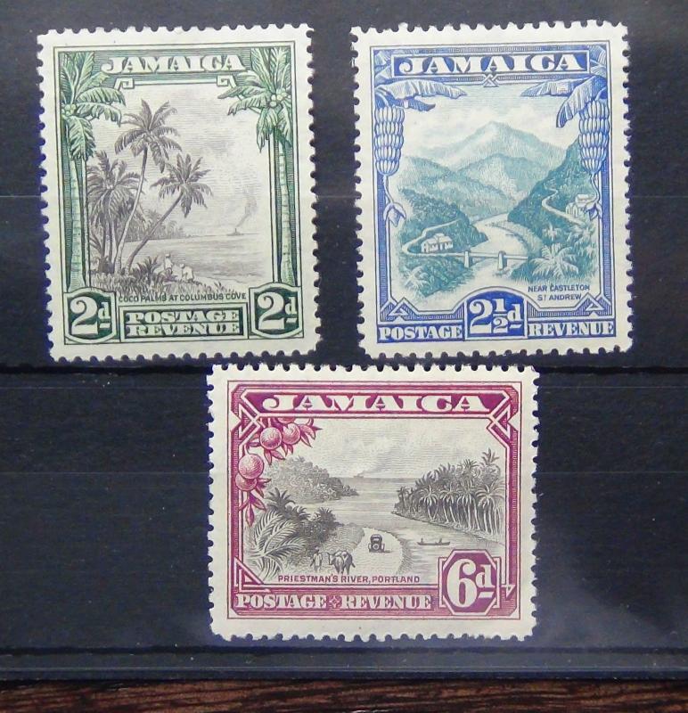 Jamaica 1932 set MM 2d 2.5d 6d SG111 - 113 