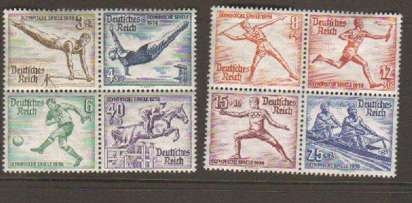 Germany #B82-9 MNH/Mint (B83 & B86 are mint)