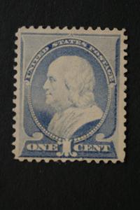 United States #212 Franklin No Gum