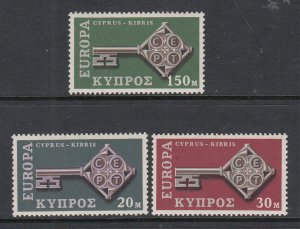 Cyprus 314-316 Europa MNH VF