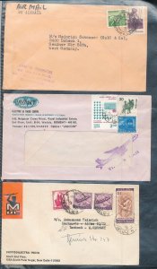 INDIA Covers Airmail Mixture (HP1583