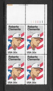 #2097 MNH Plate Block