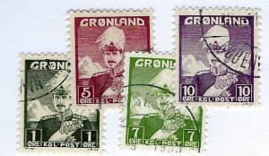 Greenland SC#1-4 Used F-VF..!!