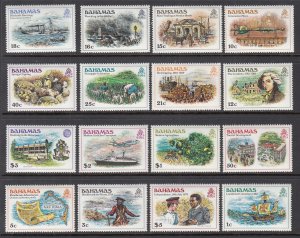 Bahamas 464-479 MNH VF