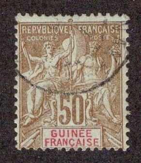 French Guinea #15 AVF/U ~JM-2457