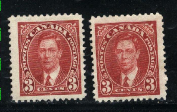 Canada 233 X 2   used  1937 PD