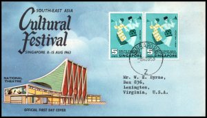 Singapore 72 Typed FDC