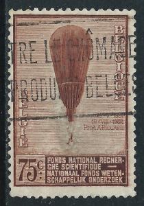 Belgium, Sc #251, 75c Used