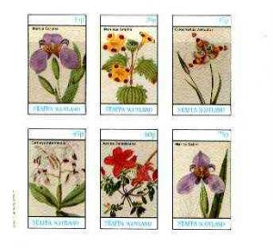 Staffa 1982 Flowers #47 (Cattleya, Mimulus, Azalea etc) i...