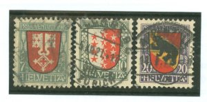 Switzerland #B12/B18/B19 Used Single