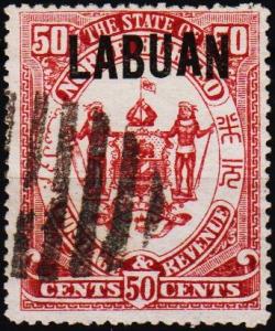 North Borneo(Labuan).1894 50c  S.G.81 Fine Used