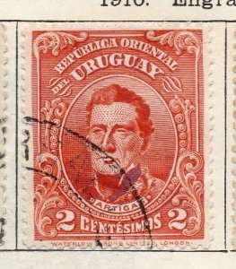 Uruguay 1910 Early Issue Fine Used 2c. 055434