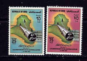 Iraq 779-80 MLH 1976 Set