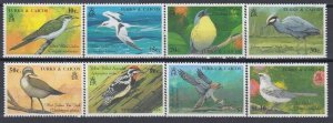 1990 Turks and Caicos Islands 900-907 Birds 20,00 €