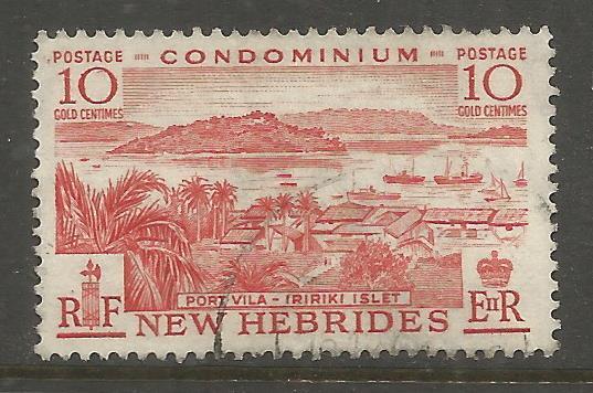 NEW HEBRIDES, BRITISH  83  USED, PORT VILA AND IRIRIKI ISLET