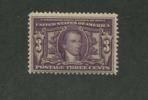 1904 United States Postage Stamp #325 Mint Never Hinged F/VF Original Gum 