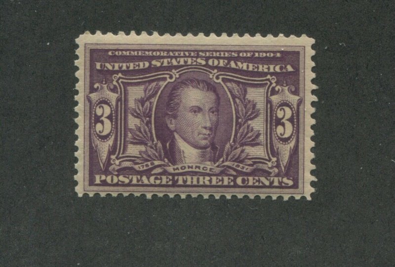 1904 United States Postage Stamp #325 Mint Never Hinged F/VF Original Gum