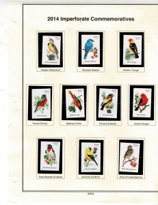 Songbirds Forever US Forever Postage Singles of 10 stamps #4882c-91c VF MNH