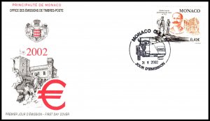 Monaco 2254 U/A FDC