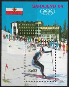 G.BISSAU SGMS823 1983 WINTER OLYMPIC GAMES MNH