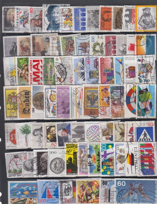 Germany stamp collection of 175 approx different commemorative stamps