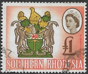 South Rhodesia  108  1964   1 pound  fine used