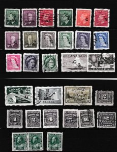 Canada Official Stamps & Postage Due Mixture