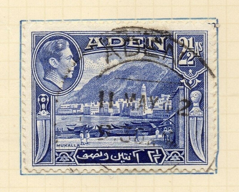 Aden 1939 Early Issue Fine Used 2.5as. NW-194877