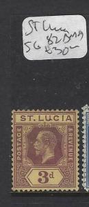 ST LUCIA  (P2905B)   KGV  3D  SG 82D   MOG