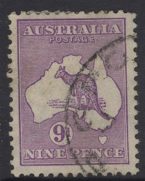 AUSTRALIA SG27 1915 9d VIOLET USED
