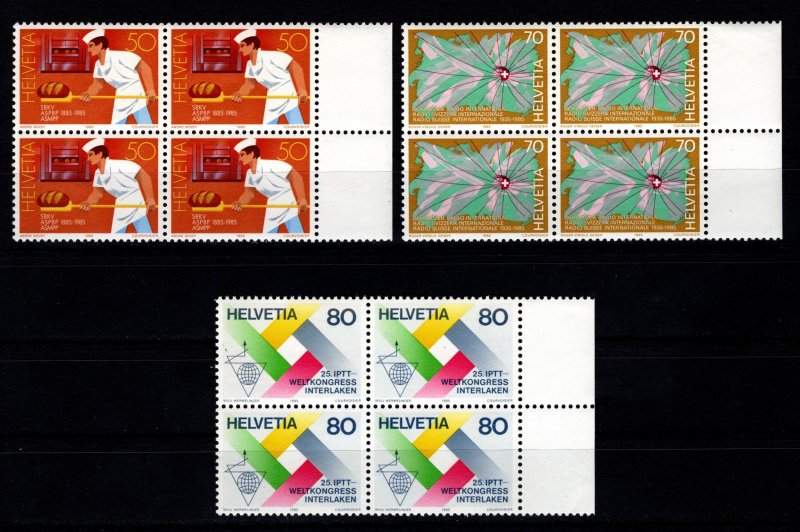 Switzerland 1985 Publicity Issue Block Set [Mint]