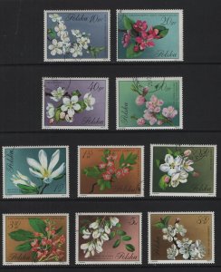 Poland  #1860-1869  cancelled  1971   flowers