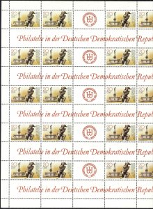 Germany DDR 1989 Art Sculpture Mi.3265/6 2 sheets Cat, 125 Eur. MNH