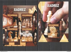 2016 Mozambique Sport Games Chess Kb+Bl ** St2181