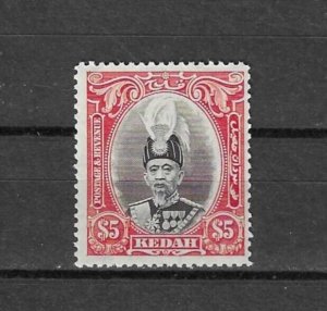 MALAYA/KEDAH 1937 SG 68 MNH Cat £45