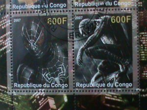 ​CONGO-2007 SPIDER-MAN  CTO S/S VF WE SHIP TO WORLDWIDE &  COMBINED SHIPPING