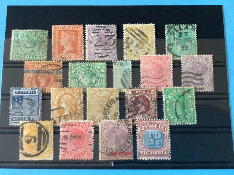 Australia Victoria Vintage Used Stamps R46309 