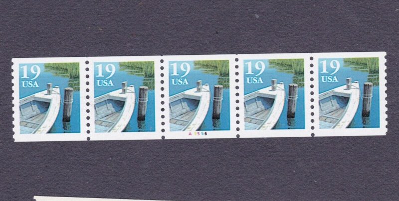 PNC5 19c Fishing Boat A5556 US #2529a MNH F-VF