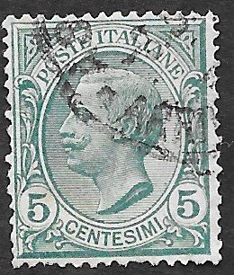 Italy Scott #94 5c Victor Emmanuel III (1906) Used
