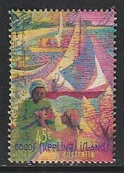 1999 Cocos Islands - Sc 330b - used VF - 1 single - Hari Raya Festival