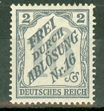 Germany OL16 mint CV $52.50