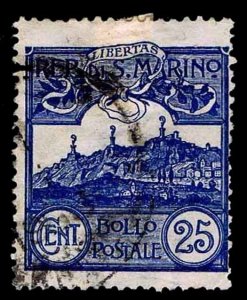 1903-25 SAN MARINO #53 MT TITANO - WMK 140 - USED - VF - CV$12.00 (ESP#1962)