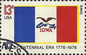 # 1661 USED STATE FLAG IOWA