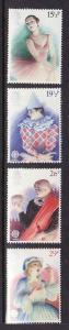 Great Britain-Sc#987-90-unused NH Europa set-1982-Performing