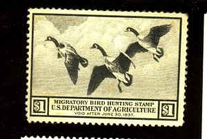 RW3 MINT FVF NG TINY THIN Cat $90