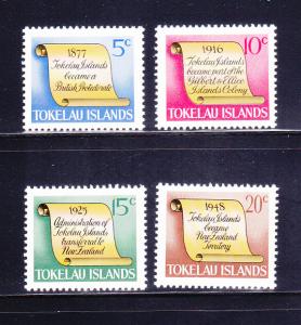 Tokelau 16-19 Set MNH History Of Tokelau (A)