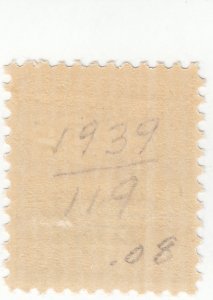 Canal Zone, Scott # 119 - 1 1/2 cent Bister Brown - Mint Hinged 