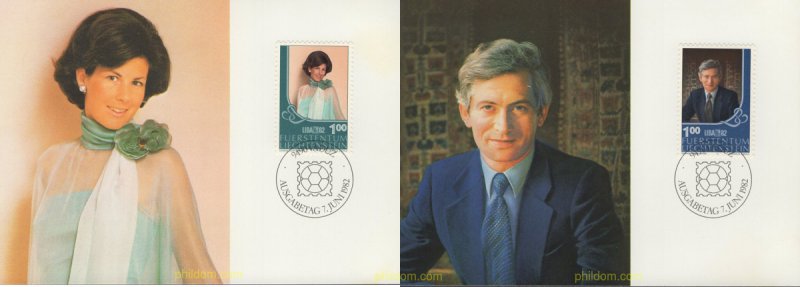 643959 MNH LIECHTENSTEIN 1982 LIBA 82. EXPOSICION FILATELICA NACIONAL