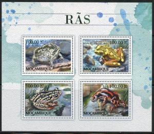 MOZAMBIQUE   2017  FROGS SHEET MINT NH