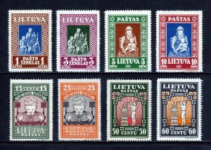 LITHUANIA — SCOTT 277C-277K — 1933 CHILDREN SET — MNH — SCV $35